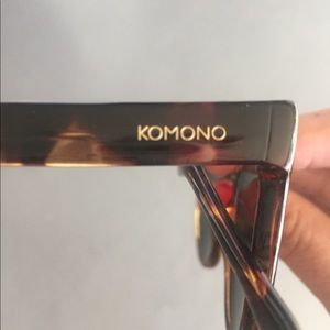 Komono tortoise shell sunglasses